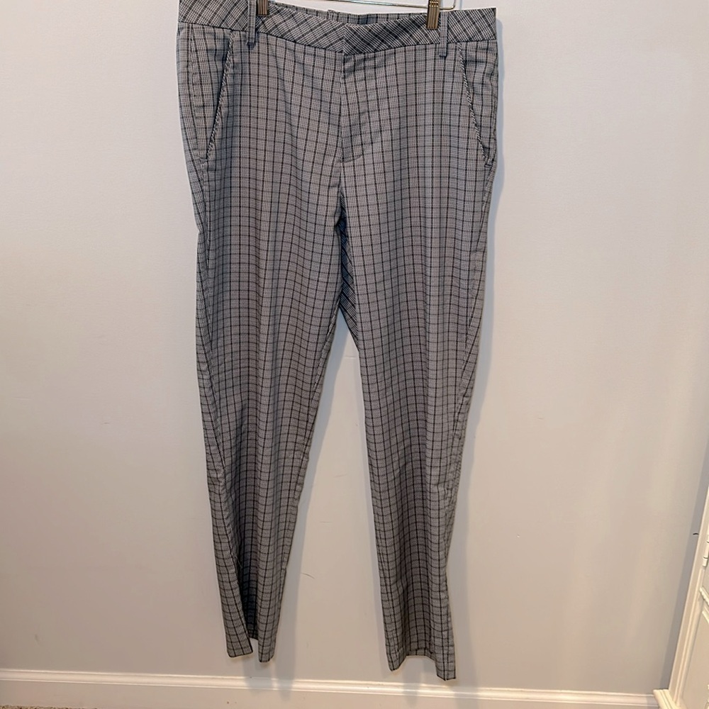 Puma Gray Checkered Chinos